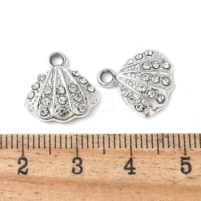 Alloy Rhinestone Pendants PALLOY-E775-11P-1