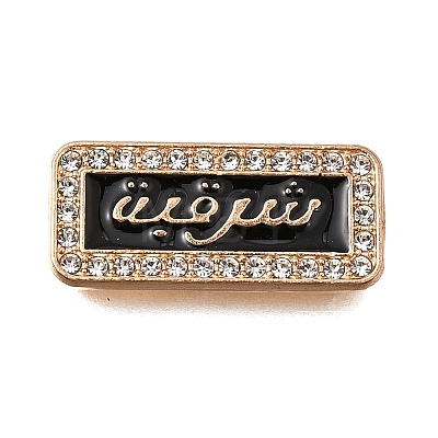 Alloy Rhinestone Enamel Beads FIND-E049-03KCG-1