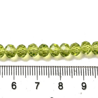 Transparent Baking Paint Glass Beads Strands DGLA-A034-T6mm-D05-1