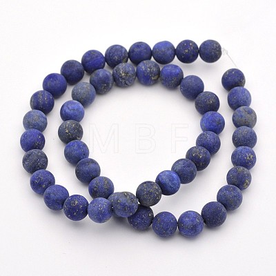 Natural Lapis Lazuli Round Beads Strands X-G-D660-4mm-1
