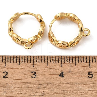 Brass Earring Findings KK-O100-02D-G-1