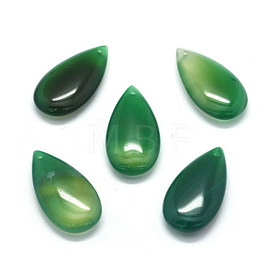 Natural Agate Pendants X-G-E515-10A-1