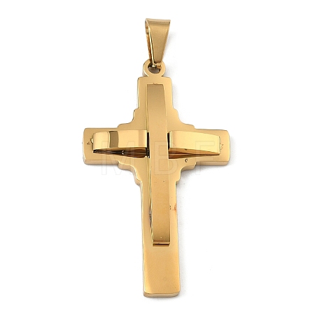 304 Stainless Steel  Pendants STAS-H256-01G-1