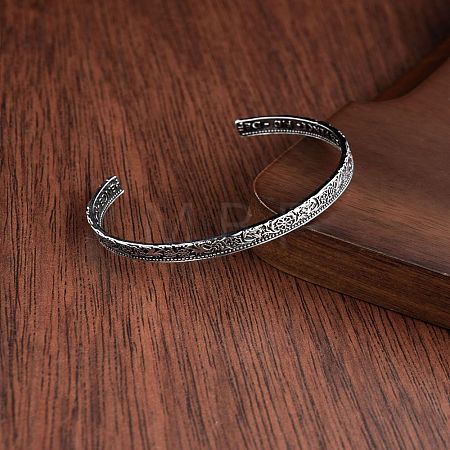 Alloy Cuff Bangles for Women Men WGE36CF-04-1