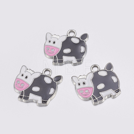 Alloy Enamel Charms X-EA0541Y-1
