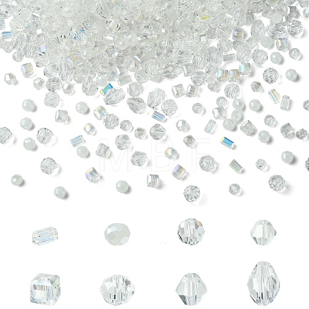 8 Strands 8 Styles Glass Bead Strands GLAA-YW0004-44E-1