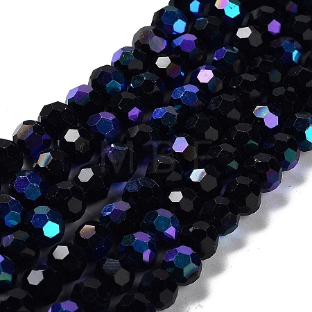 Opaque Glass Beads Strands EGLA-A035-P8mm-L18-1