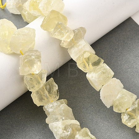 Natural Lemon Quartz(Heated) Beads Strands G-I283-F30-1