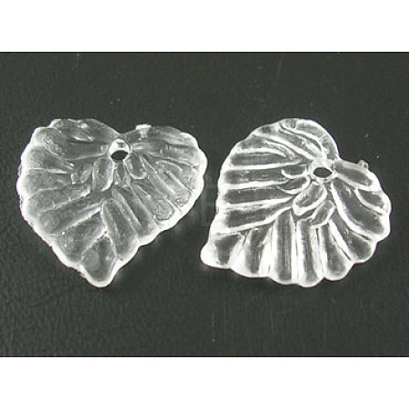 Transparent Acrylic Pendants X-DBLA410-1-1