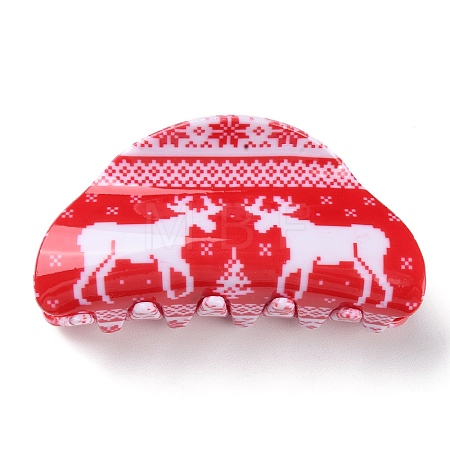 Christmas Theme PVC Claw Hair Clips LS-PHAR-C001-01B-1
