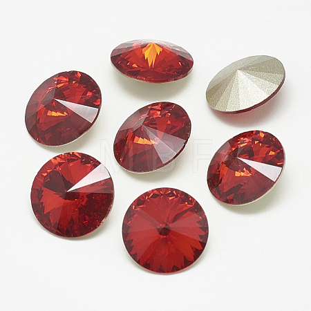 Pointed Back Glass Rhinestone Cabochons RGLA-T086-6mm-07-1