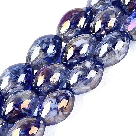 Handmade Lampwork Beads Strands LAMP-N037-04A-1