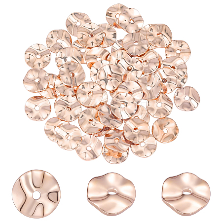 50Pcs Brass Spacer Beads KK-PH0015-19-1