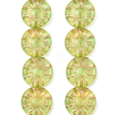 Czech Pressed Glass Beads GLAA-I061-47-1