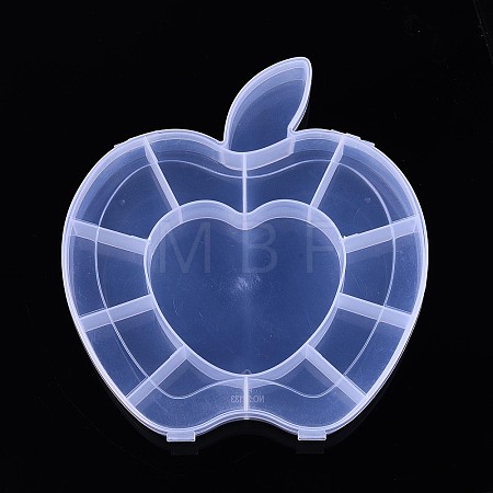 Apple Plastic Bead Storage Containers CON-Q023-03-01-1