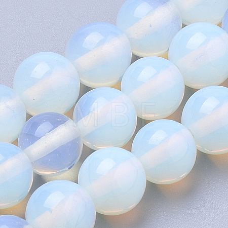 Opalite Beads Strands X-G-S259-48-4mm-1