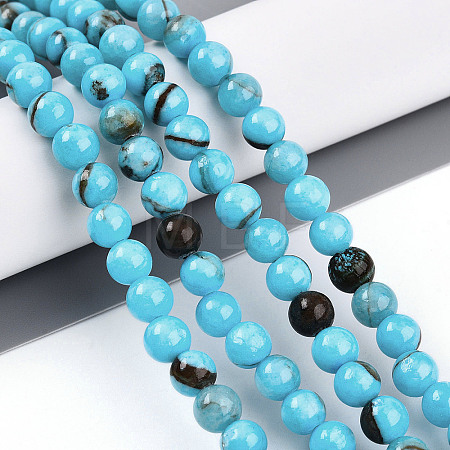 Natural Persian Jade Beads Strands G-A255-A02-01H-1