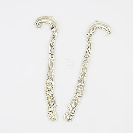 Zinc Alloy Bookmarks PALLOY-16-AS-LF-1