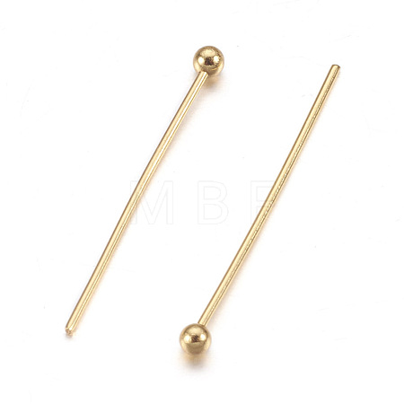 304 Stainless Steel Ball Head Pins X-STAS-P194-02G-1