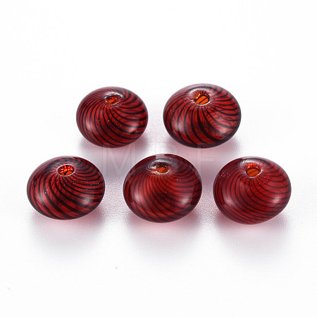 Transparent Handmade Blown Glass Globe Beads GLAA-T012-19A-1