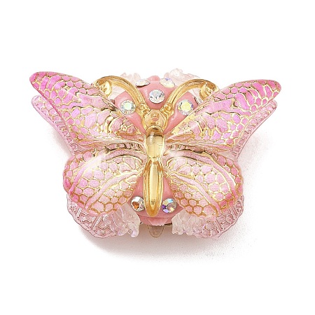 Polymer Clay Rhinestone Beads CLAY-NH0001-07C-1