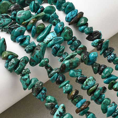 Natural HuBei Turquoise Bead Strands G-H345-A01-14-1