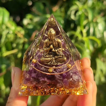 Orgonite Pyramid Resin Energy Generators WG30093-25-1