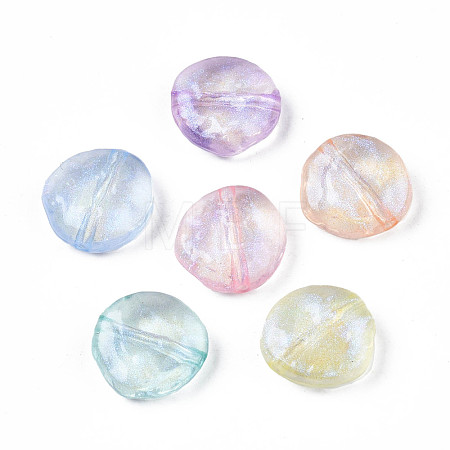 Transparent Acrylic Beads X-OACR-S028-143-1