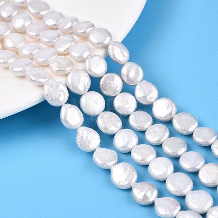 Natural Keshi Pearl Beads Strands PEAR-S018-10B-1