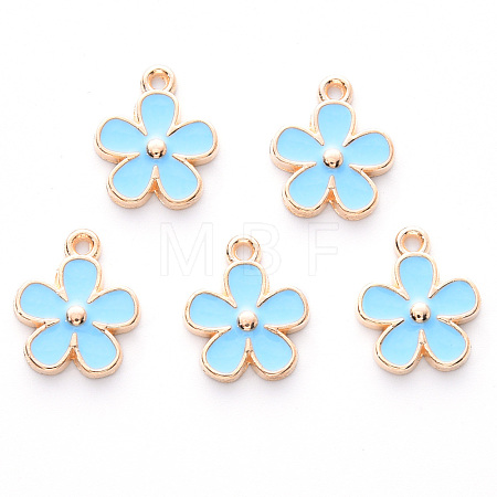 Alloy Enamel Charms X-ENAM-R059-02-RS-1