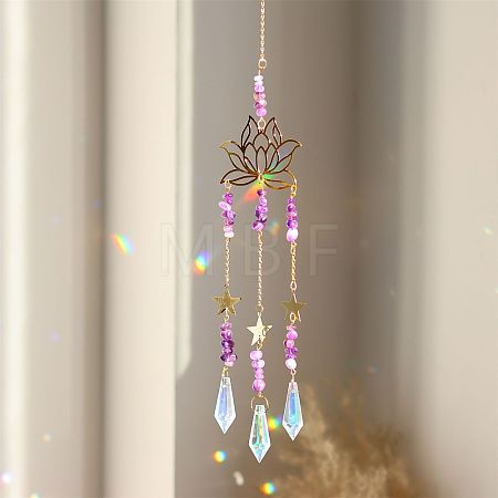 K9 Glass Cone Pendant Decoration PW-WG94258-02-1
