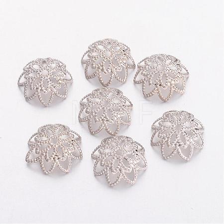 Brass Fancy Bead Caps EC1166-1