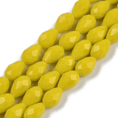 Opaque Solid Color Beads Strands EGLA-N013-P4mm-D06-1