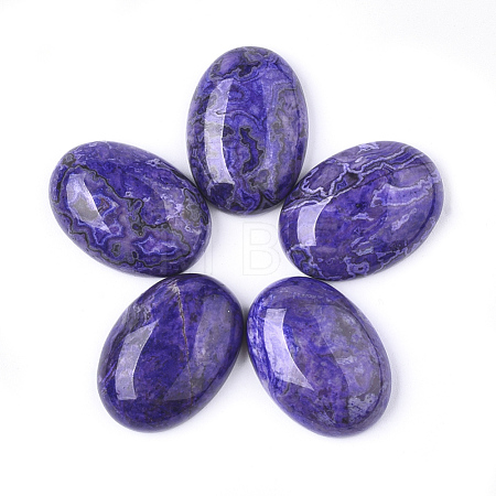 Natural Ripple Jasper Cabochons G-S346-04B-1