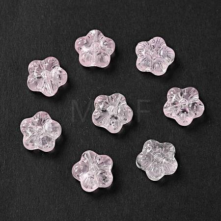 Transparent Glass Beads GLAA-F116-02E-1