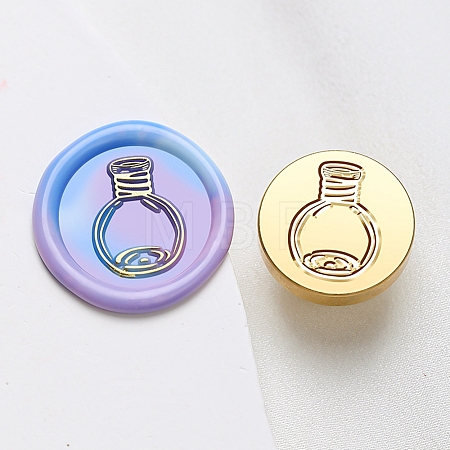 Wax Seal Brass Stamp Head AJEW-G056-01R-1
