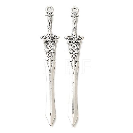 Tibetan Style Alloy Big Pendants FIND-G078-32D-AS-1