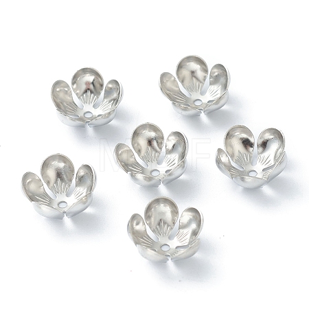 Non-Tarnish 304 Stainless Steel Bead Caps STAS-H149-31P-1