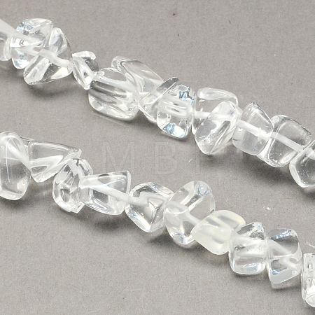 Natural Quartz Crystal Beads Strands G-R192-B15-1