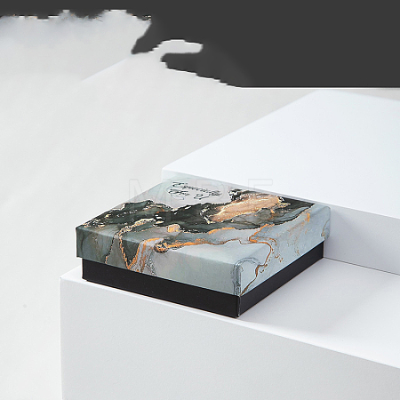 Cardboard Jewelry Set Box CON-PW0001-130A-03-1