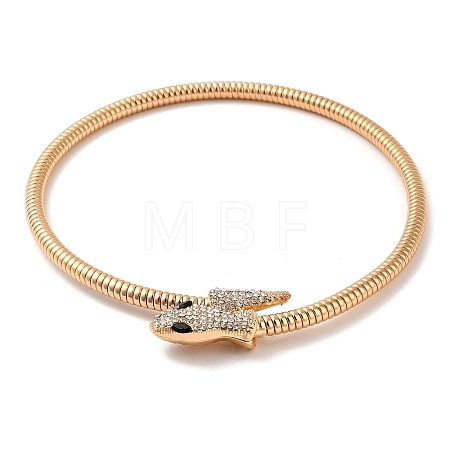 Alloy Round Snake Chain Necklaces NJEW-Z020-02KCG-1