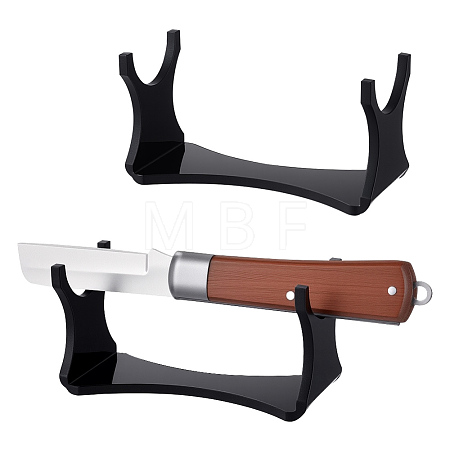 Acrylic Sword Katana Holder Stand ODIS-WH0038-195B-1