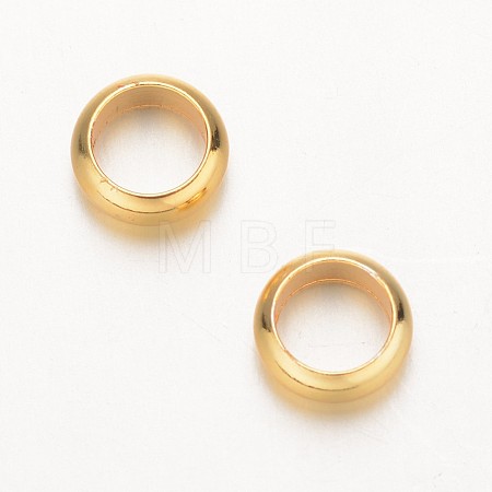 Ring Brass Beads X-KK-D509-02G-1