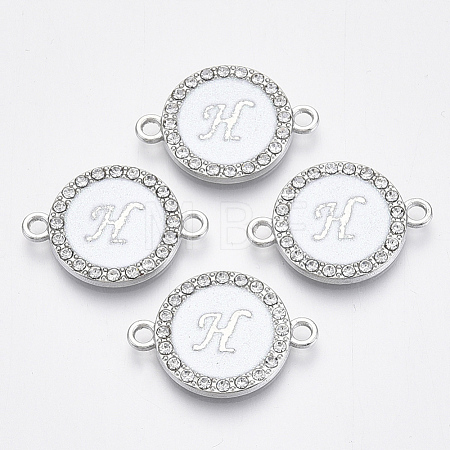 Alloy Enamel Links Connectors ENAM-TAC0003-01S-04H-1