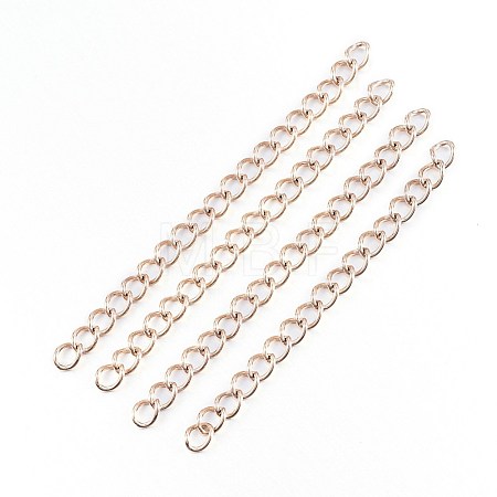Ion Plating(IP) 304 Stainless Steel Chain Extender X-STAS-H353-01RG-1