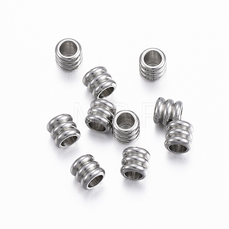 Tarnish Resistant 304 Stainless Steel Spacer Beads X-STAS-H376-58-1
