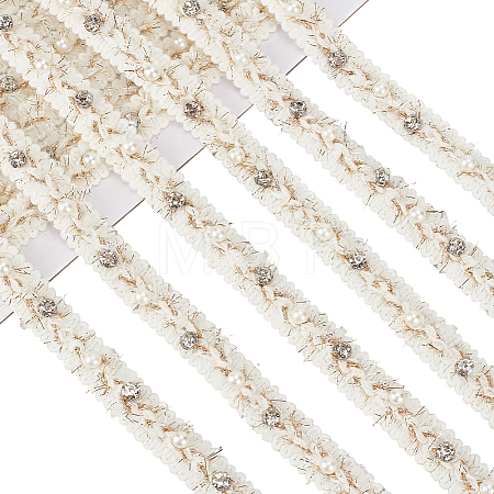 5Yards Polyester Lace Ribbons OCOR-GF0006-22-1
