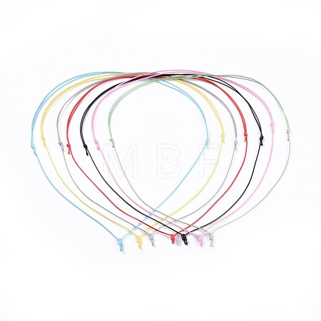 Adjustable Korean Waxed Polyester Cord Necklace Making AJEW-JB00493-1