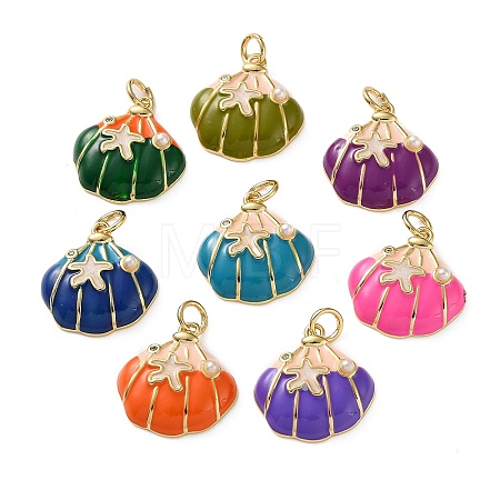 Brass Micro Pave Clear Cubic Zirconia Pendants KK-D221-22G-1