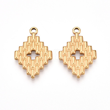 304 Stainless Steel Pendants STAS-N109-11G-1
